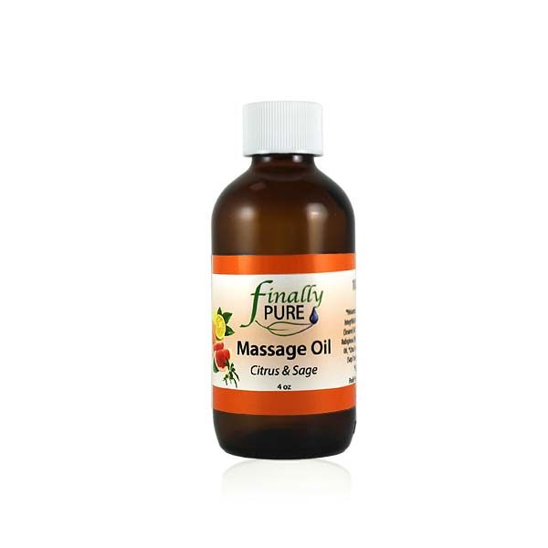 Citrus and Sage Massage Oil